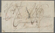 Tasmanien: 1834, Prephilatelic Letter From Hobart To Edinburgh, On Reverse Wax Seal And Red Frame Ca - Briefe U. Dokumente