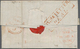 Tasmanien: 1834, Prephilatelic Letter From Hobart To Edinburgh, On Reverse Wax Seal And Red Frame Ca - Briefe U. Dokumente
