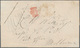 Victoria: 1855, Folded Stampless Entire With Light Red 'DANDENONG / (crown) / JY*2/1855 / VICTORIA' - Brieven En Documenten
