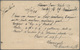 Victoria: 1895 (13.11.), Havelock/Fosters Stat. Postcard QV 1d Dark Blue Written In Brunswick And Us - Covers & Documents