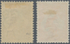 Australien: 1913/1915, Kangaroos 4d. Orange 1st Wmk. And 9d. Violet 2nd Wmk., Mint Lightly Hinged, S - Mint Stamps