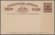 Australien - Ganzsachen: 1923, Four Different Postcards KGV 1½d. Emerald-green And 1½d. Brown Both W - Ganzsachen