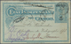 Belgisch-Kongo: 1910 Sender Part Of 5 On 15c.+5 On 15c. Double Card, Written Onboard S.S. "Flandre", - Other & Unclassified