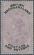 Betschuanaland: 1888, QV £1 Lilac/black With Wmk. Two Orbs (sideways), Mint Hinged And Slight Corner - 1885-1964 Herrschaft Von Bechuanaland