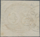 Brasilien: 1843, 30r. Black, Fresh Colour And Wide Margins All Around, Clearly Oblit. By C.DO SERRO - Used Stamps