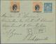 Brasilien: 1896/1897, Mail To Philippeville/Algeria, Two French Stationeries Used As Form And Bearin - Gebraucht