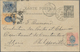 Brasilien: 1896/1897, Mail To Philippeville/Algeria, Two French Stationeries Used As Form And Bearin - Gebraucht