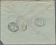 Delcampe - Brasilien: 1926/30, To Korea: Two Registered Covers From Pernambuco (endorsed "Pelo ALMANZORRA") Res - Used Stamps