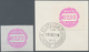 Brasilien - Automatenmarken: 1979, 15 Sep, UPU Congress, 0.20cr. Lilac Mint Never Hinged And 2.50cr. - Franking Labels