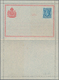 Brasilien - Ganzsachen: 1883, Two Rare Formuar Letter-cards With Adhesive Stamps (applied By Post Of - Postal Stationery