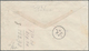 Brasilien - Ganzsachen: 1867, Stationery Envelope 200 R Black Uprated 2x 100 R Rose-violett Sent Reg - Postal Stationery