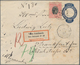 Brasilien - Ganzsachen: 1894, Stationery Envelope 300 R Deep-blue, Die I, Uprated 100 R Carmine/blac - Ganzsachen