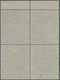 Britische Südafrika-Gesellschaft: 1892, £5 Sage-green, Top Marginal Block Of Four, Unused No Gum. - Unclassified