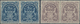 Britische Südafrika-Gesellschaft: 1901, £5 Deep Blue And £10 Lilac, Each In Horizontal Pair, Unused - Unclassified