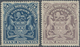 Britische Südafrika-Gesellschaft: 1901, £5 Deep Blue And £10 Lilac, Unused No Gum. - Unclassified