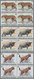 Burundi: 1982, African Wildlife Complete Set Of 13 From 2fr. To 85fr. (Lion, Giraffe, Rhinoceros, El - Usati