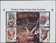 Burundi: 2004, WWF 'Sitatunga' (Tragelaphus Spekii) Complete Set Of Four In An IMPERFORATE Se-tenant - Used Stamps