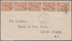 Neufundland: 1899, 2c. Orange-vermilion, Horizontal Strip Of Five On Cover From "ST.JOHN'S DE 28 99" - 1857-1861