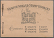 Neufundland: BOOKLETS: 1932, 40c. Booklet, Black On Buff Cover, Slight Rust Marks Otherwise Very Fre - 1857-1861