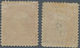 Canada / Kanada: 1868 QV 1c.red-brown And 3c. Brown-red Both Mint With Hinge Marks And Large Part Or - Unused Stamps