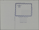 Canada - Ganzsachen: 1950 Unused And Unfolded Aerogram 10 Cents Blue On Grey Paper, Form Proof Witho - 1953-.... Elizabeth II