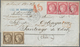 Chile: 1873 Entire Letter From Paris To SANTIAGO DE CHILE Via Bordeaux, Franked By Ceres 1872 30c. P - Chile