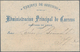 Chile - Ganzsachen: 1889, Rare Official Card "Tarjeta De Servicio" Locally Used In "SANTIAGO 20.11.9 - Chile