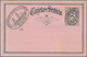 Chile - Ganzsachen: 1896, Two Official Cards "Tarjeta De Servicio" With Oval Imprint "SERVICIO FRANC - Chile