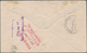 Cook-Inseln: 1893 'Queen Makea Takau' 1d. Brown, 1½d., 2½d., 5d. And 10d. Used On Registered Cover F - Cookinseln