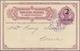 Costa Rica: 1906/11 Two Stationery Cards: 1906, 4 C Deep Red With Cancel "SAN JOSE ABR 10 1912" Sent - Costa Rica