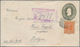 Costa Rica: 1911, Stationery Envelope 20 C Deep Olive (embossed American Bank Note) Sent Registered - Costa Rica