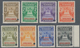 Costa Rica: 1935 (ca.), Eight Different Revenue Stamps 'TIMBRE (with Monument)' From 1c. Brown To 10 - Costa Rica
