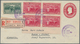 Costa Rica: 1938 (2.3.), Stat. Envelope 10c. Red Uprated With 5c. 'banana Transport' And 10c. 'coffe - Costa Rica
