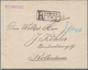 Curacao: 1891, Registered Cover With Multiple Franking 25x3 Cent Lightbrown On Reverse, The Right Po - Curacao, Netherlands Antilles, Aruba