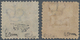 Dänisch-Westindien: 1872/1873, 3c. Rose And 4c. Ultramarine, Both Fresh Colours And Normally Perfora - Dänische Antillen (Westindien)