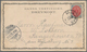 Dänisch-Westindien: 1896, 3 C Blue/red Perf. 12 3/4 With Inverted Frame On Picture Card "Goverment H - Dänische Antillen (Westindien)