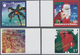 Dominica: 2007, Christmas Complete IMPERFORATE Set Of Four From Left Or Right Margins, Mint Never Hi - Dominica (1978-...)