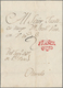 Ecuador: 1807 Viceroyality New Granada: Judical Cover From Quito To Otavalo Bearing Red Handstamp "F - Ecuador