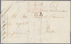 Ecuador: 1830's-1850: Four Covers/letters From CUENCA Bearing Different Oval Handstamps In Red, I.e. - Ecuador