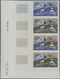 Französische Gebiete In Der Antarktis: 1969, 15fr. Orca, Imperforate Colour Proof, Marginal Strip Of - Covers & Documents