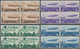 Italienisch-Cyrenaica: 1933, Airmails Zeppelin, 3l.-20l., Complete Set Of Four Values In Blocks Of F - Cirenaica