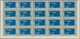 Italienisch-Cyrenaica: 1933, Airmails Squadron Flight, Both Values In Blocks Of 20 Stamps, Mint Neve - Cirenaica