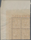 Italienisch-Eritrea: 1924, 2 C Red-brown With Overprint ERITREA In Block Of 4, Corner-sheet Upper Ri - Eritrea