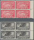 Italienisch-Tripolitanien: 1933, Airmails Zeppelin, 3l.-20l., Complete Set Of Four Values In Margina - Tripolitania