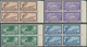 Italienisch-Tripolitanien: 1933, Airmails Zeppelin, 3l.-20l., Complete Set Of Four Values In Margina - Tripolitania