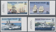 Jungferninseln / Virgin Islands: 2002, Ships Of The Royal Navy Complete IMPERFORATE Set Of Four From - Iles Vièrges Britanniques