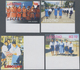 Lesotho: 2005, 80 Years Girl Guides In Lesotho Complete IMPERFORATE Set Of Four From Margins, Mint N - Lesotho (1966-...)