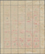 Marokko: LOCALS: MAGAZAN A MARAKECH, 1899, 30c. Postage Dues, Pane Of 25 Showing Missing Horizontal - Unused Stamps