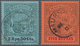 Mauritius: 1902, Coat Of Arms Definitives 2r.50c. Green And Black/blue And 5r. Purple And Carmine/re - Mauritius (...-1967)