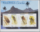 Mauritius: 2002, Cicadas Complete Set Of Four In Horizontal IMPERFORATE Pairs And The Imperforate Mi - Mauritius (...-1967)